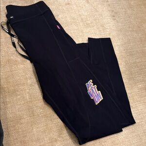 P.E Nation black Leggings with Logo Detail - new without tags